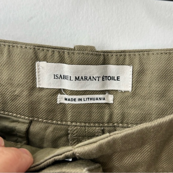 Isabel Marant chino ankle pant green army - Picture 3 of 11